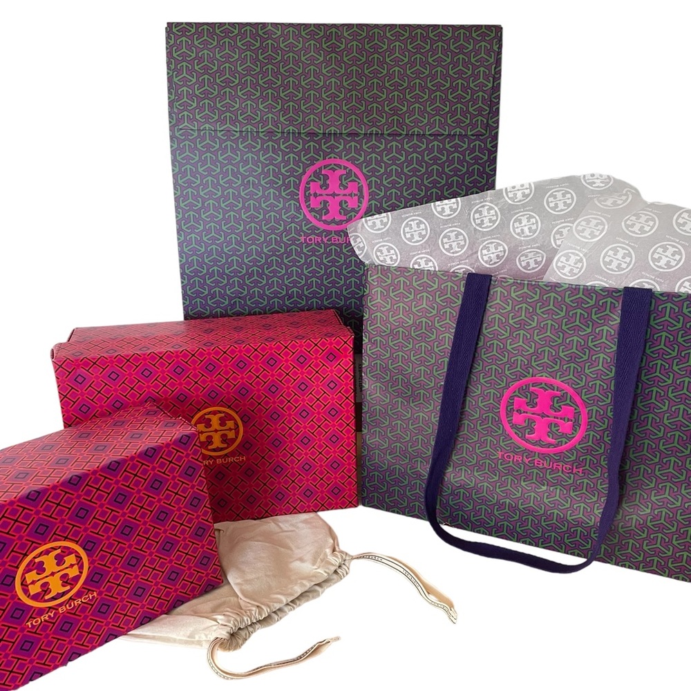 TORY BURCH Shoe Boxes Bags Dust Bag Bundle Pack of 5 Decor Room Office Closet